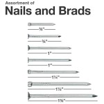 Qualihome Hardware Nail Assortment Kit, Includes Finish, Wire, Common, Brad and Picture Hanging Nails
